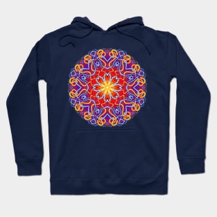 Indian mandala ornament. Hoodie